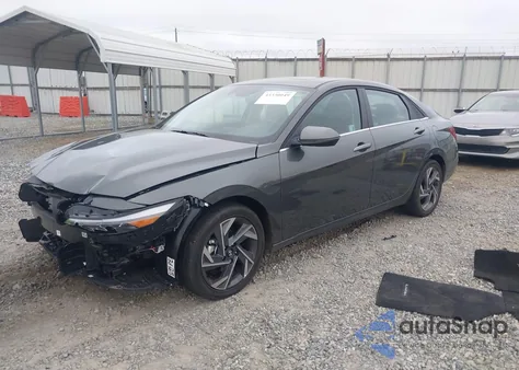 2025 Hyundai Elantra Hybrid Limited from USA, damaged, VIN KMHLN4DJ5SU146247
